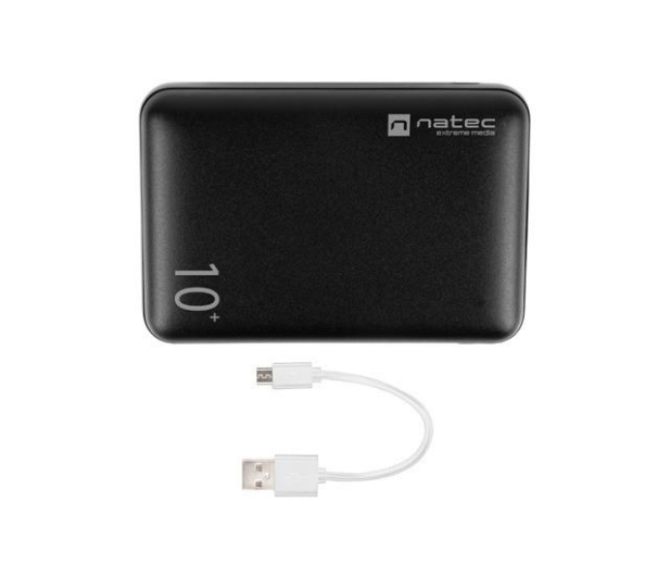 NATEC Extreme Media Trevi Compact 10000 mAh 2 x USB + 1 x USB-C Czarny NPB-1543 - 1381840 - zdjęcie 2